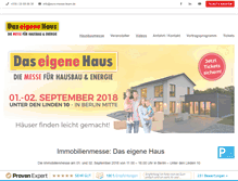 Tablet Screenshot of messe-hausbau.de